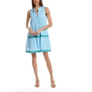 Tommy Bahama Marina Isle Tiered Striped Mini Dress. New with tags. Size XLarge